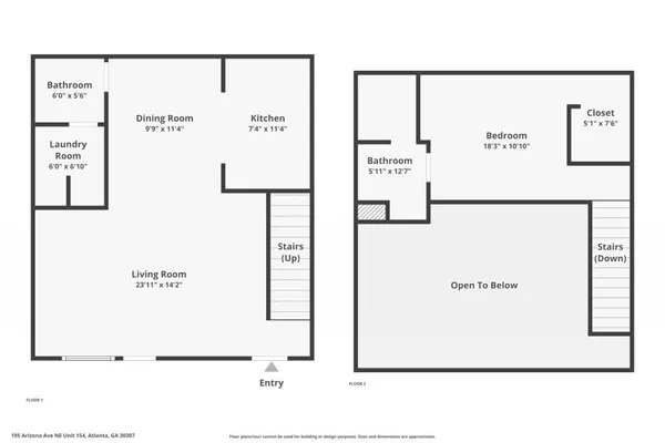 $325,000 | 195 Arizona Avenue Northeast, Unit 154, Atlanta, GA 30307