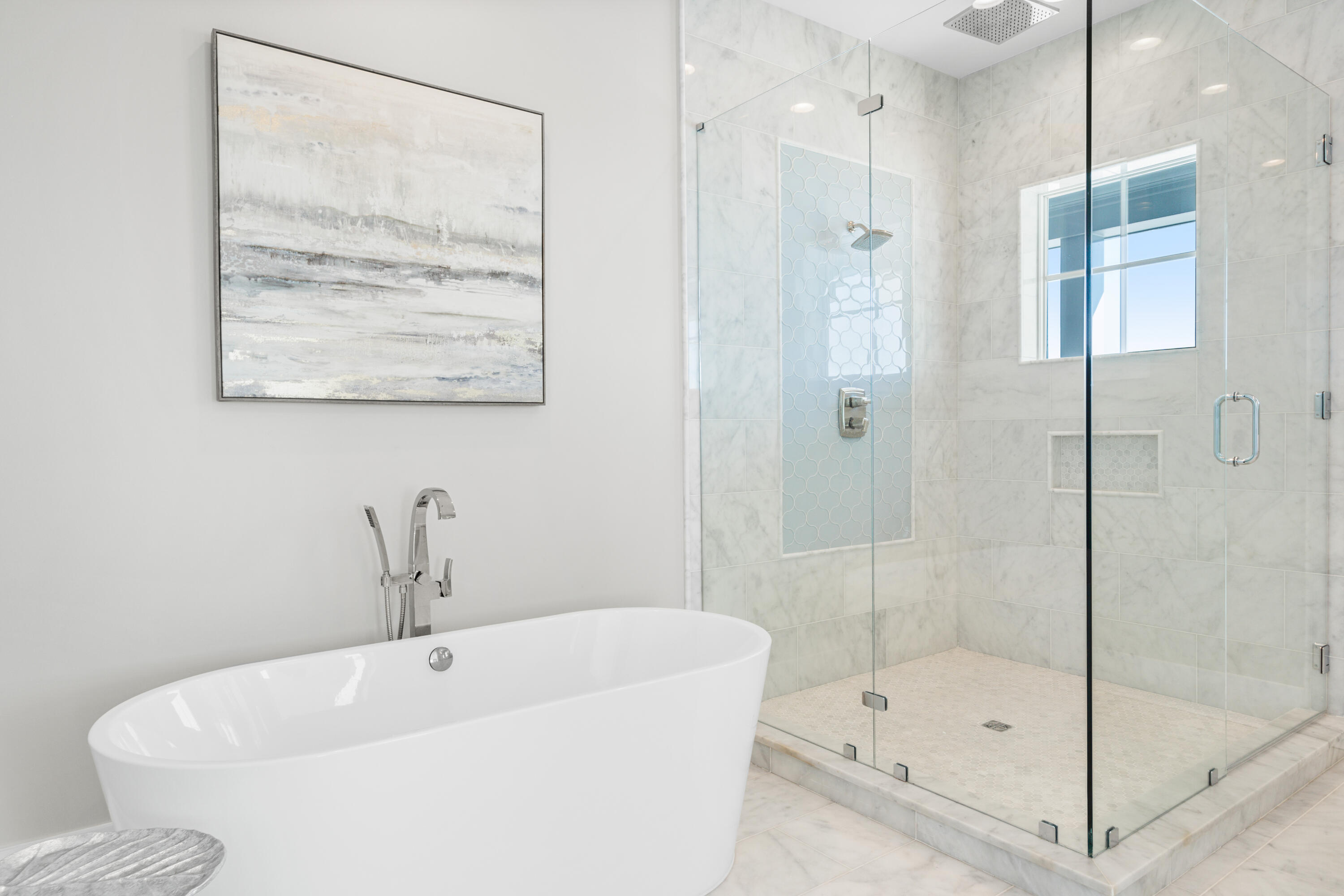 25 Fort Panic Road Santa Rosa Beach, FL 32459 - Photo 21 of 88 a bathroom with a bathtub and a shower