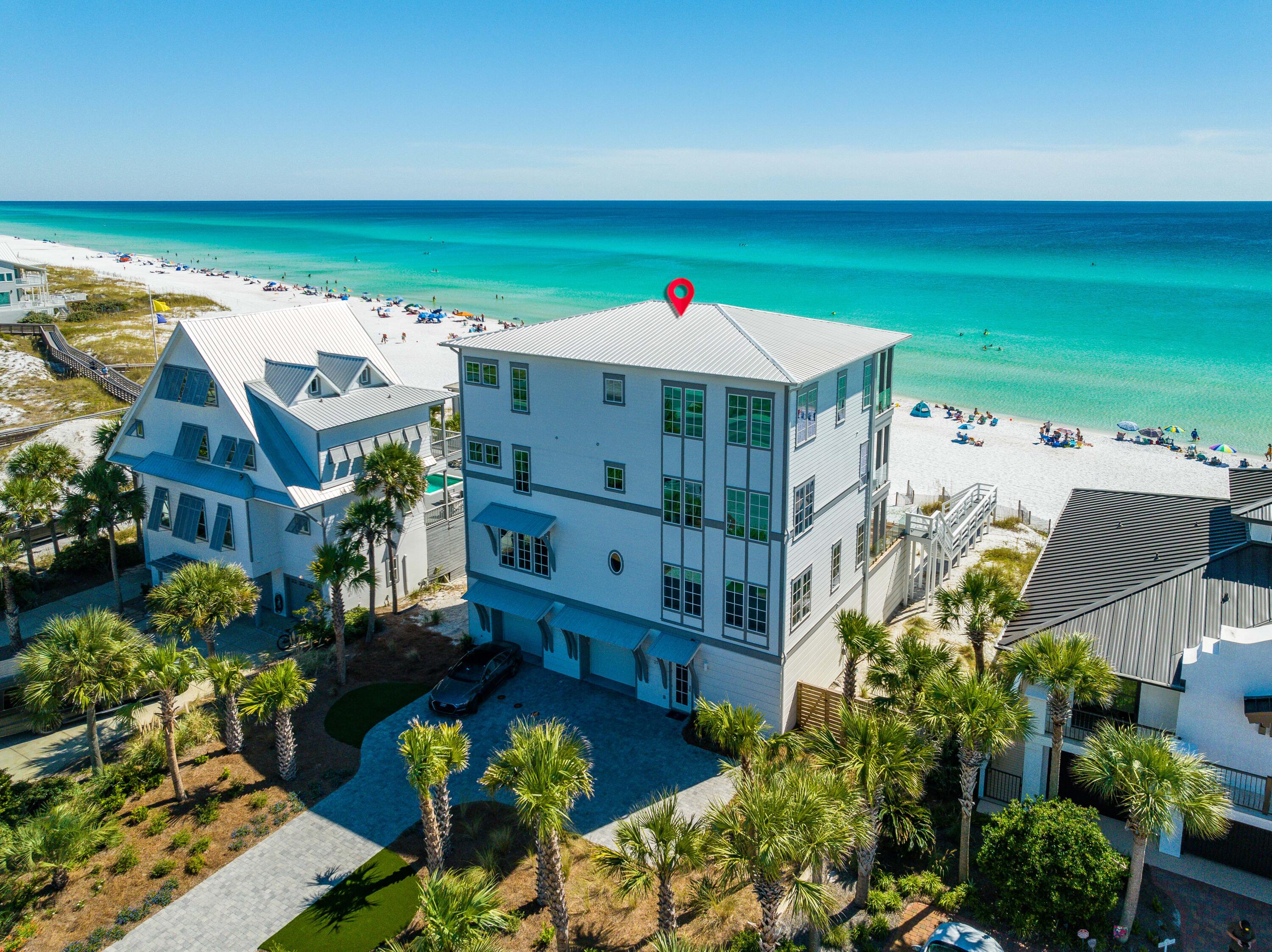 25 Fort Panic Road Santa Rosa Beach, FL 32459 - Photo 57 of 88 25 Fort Panic Aerial Marked-1