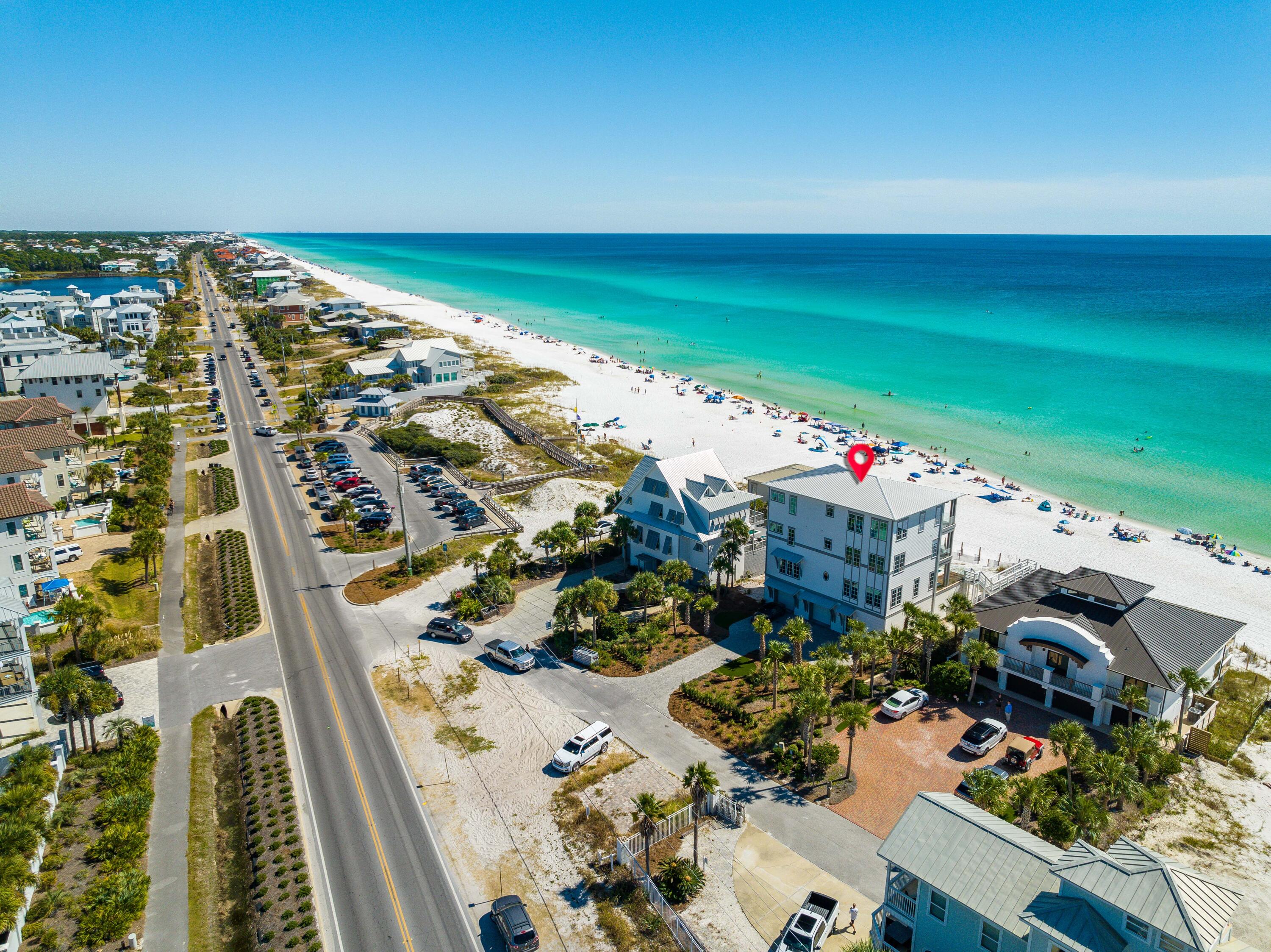 25 Fort Panic Road Santa Rosa Beach, FL 32459 - Photo 58 of 88 25 Fort Panic Aerial Marked-3