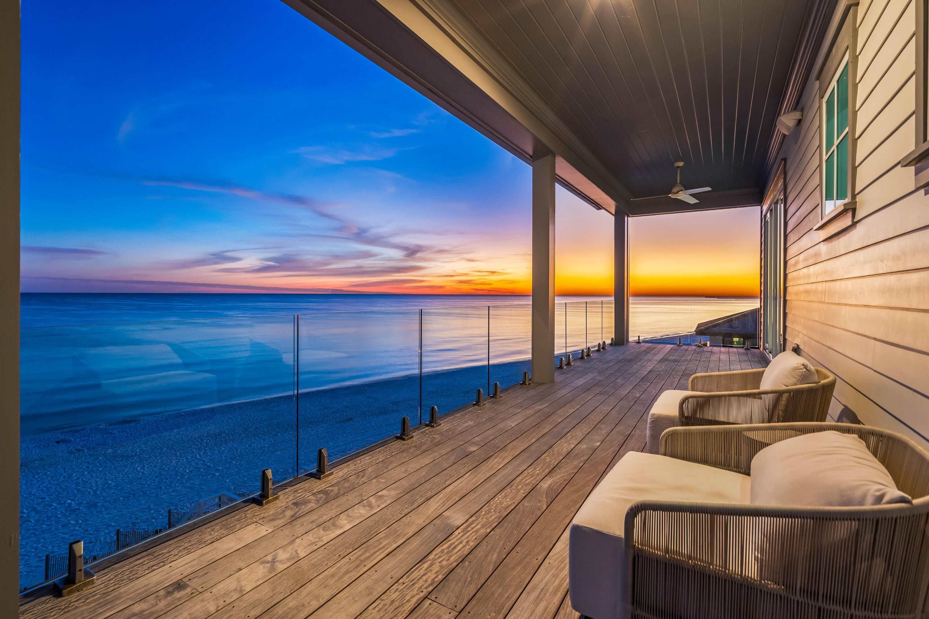 25 Fort Panic Road Santa Rosa Beach, FL 32459 - Photo 70 of 88 a view of balcony with couch