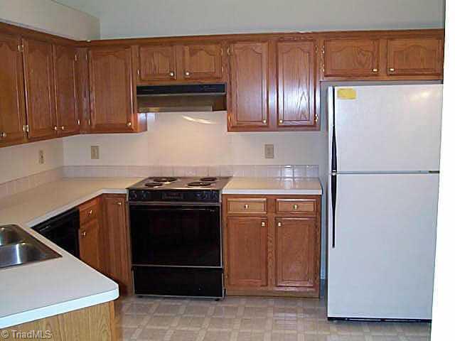 3402 Timberwolf Avenue High Point, NC 27265 - Photo 5 of 9 Other. Spacious vaulted eat in kitchen with refrigerator & super sized outside vent for range.