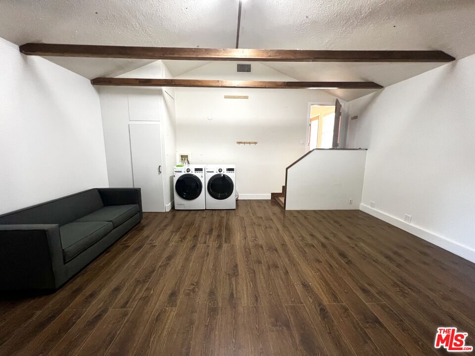 5757 Vesper Avenue Van Nuys, CA 91411 - Photo 17 of 26 a view of a living room and wooden floor