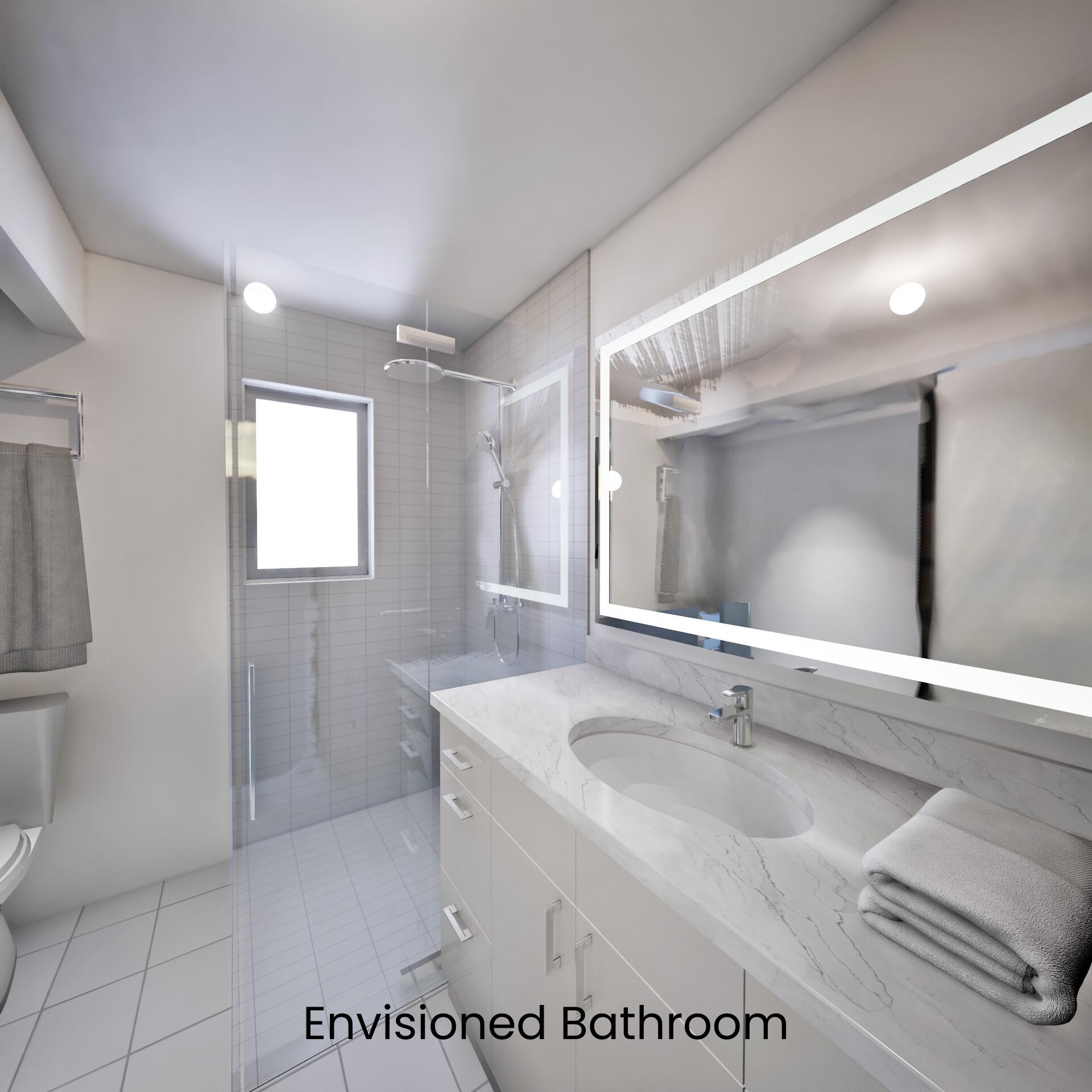 171 River Street, Unit 101 Ketchum, ID 83340 - Photo 13 of 16 Envisioned Bathroom