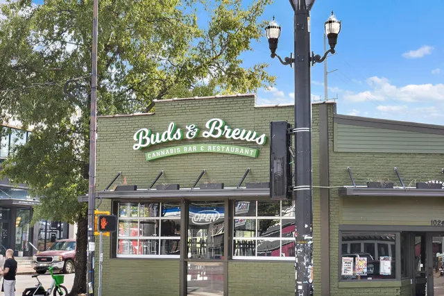 street sign on a pole on a street