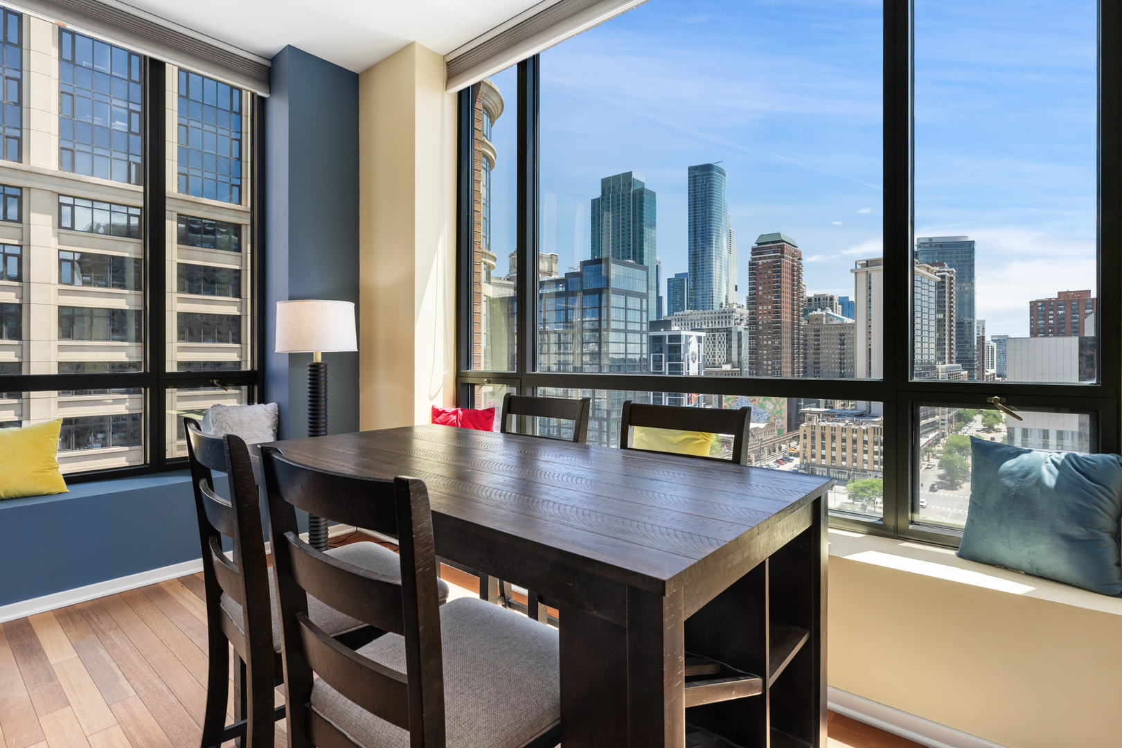 520 South State Street, Unit 1201 Chicago, IL 60605 - Photo 10 of 46 a view of a dining room with furniture and window