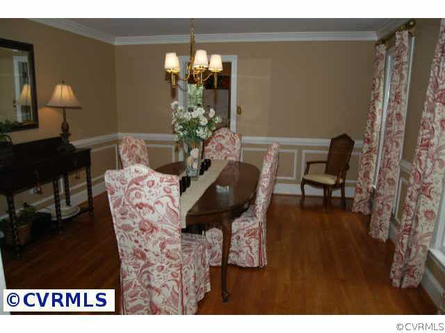 10814 Weather Vane Road Richmond, VA 23238 - Photo 4 of 10 Other - Formal Dining Room with crown, chair, & picture frame moldings