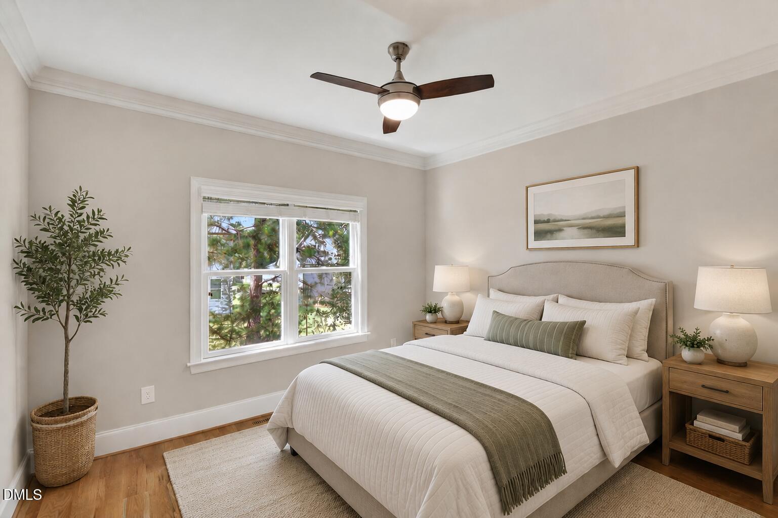 261 Character Drive Rolesville, NC 27571 - Photo 29 of 77 a bedroom with a large bed and a window