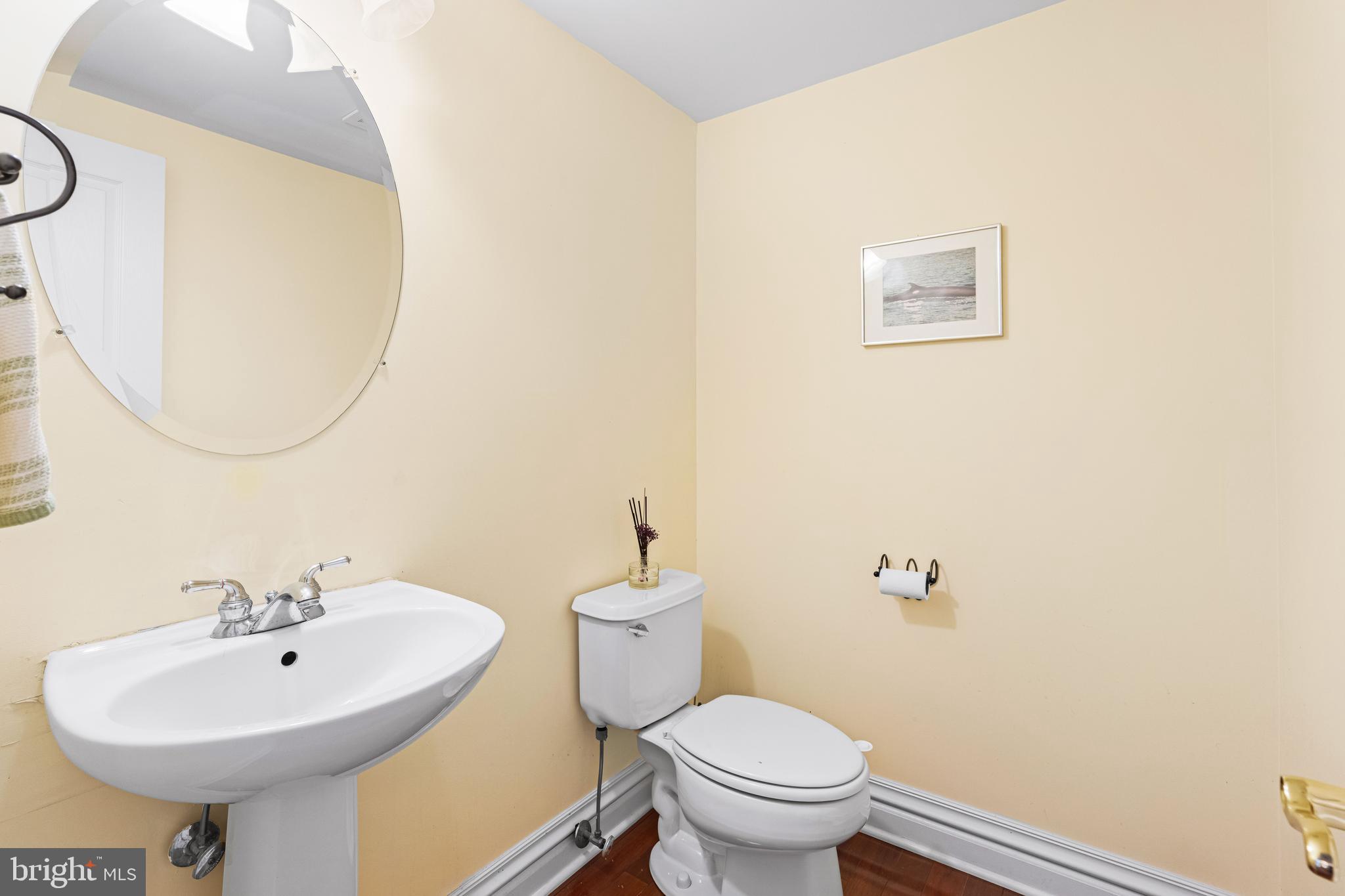 6 Howell Court Princeton Junction, NJ 08550 - Photo 45 of 81 a bathroom with a sink a mirror and a toilet