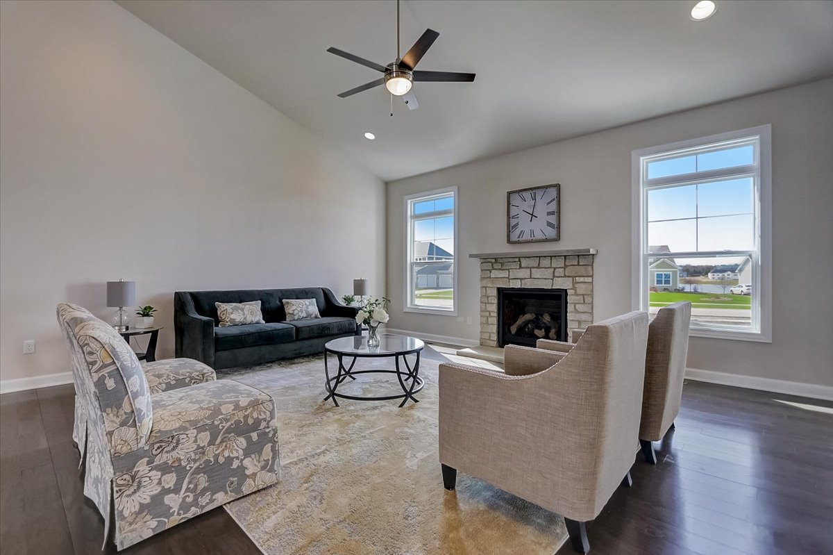 39-w553 Carl Sandburg Road St. Charles, IL 60175 - Photo 20 of 49 a living room with furniture a window and a fireplace