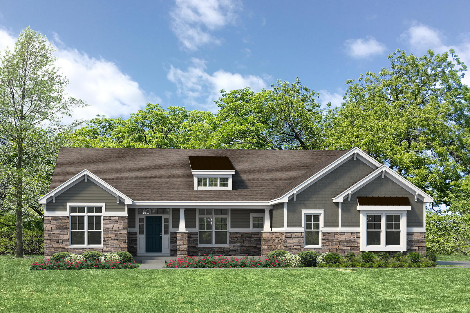 39-w553 Carl Sandburg Road St. Charles, IL 60175 - Photo 47 of 49 front view of a house with a yard