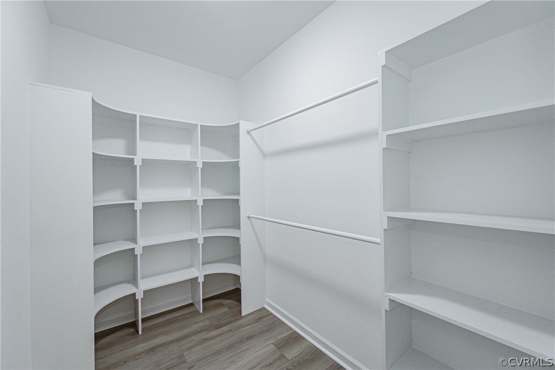 3163 Sandy Hook Road Sandy Hook, VA 23153 - Photo 13 of 37 a view of walk in closet with empty racks