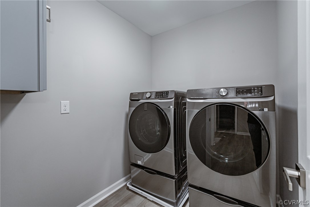3163 Sandy Hook Road Sandy Hook, VA 23153 - Photo 17 of 37 a utility room with dryer and washer