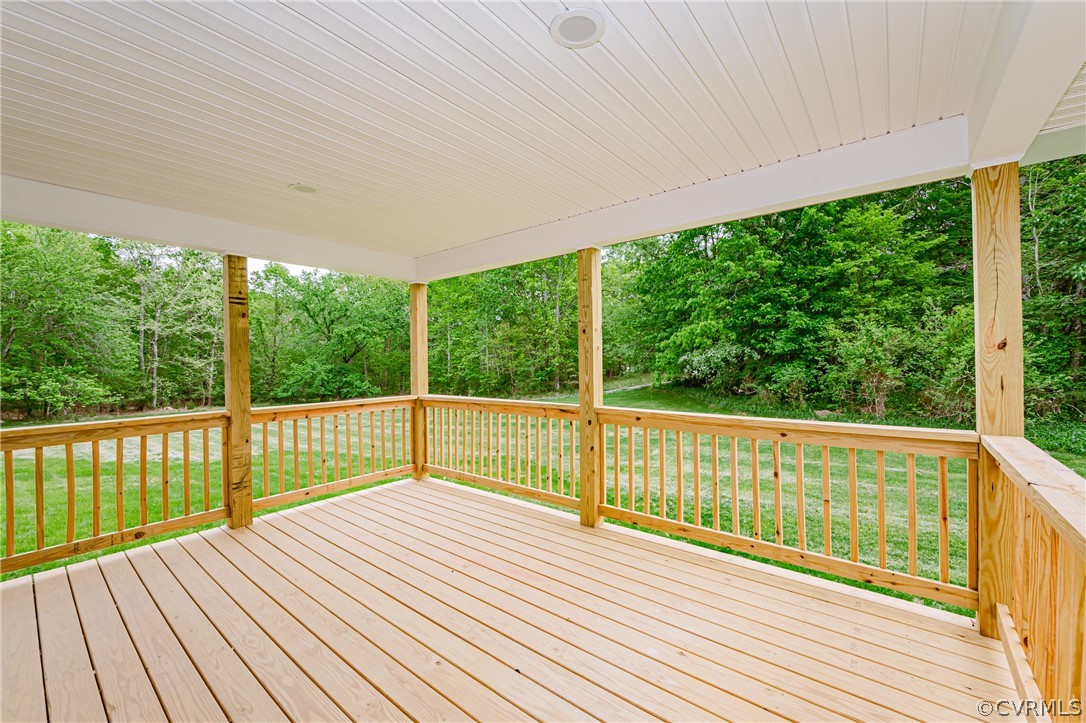 3163 Sandy Hook Road Sandy Hook, VA 23153 - Photo 33 of 37 a view of a balcony with wooden floor