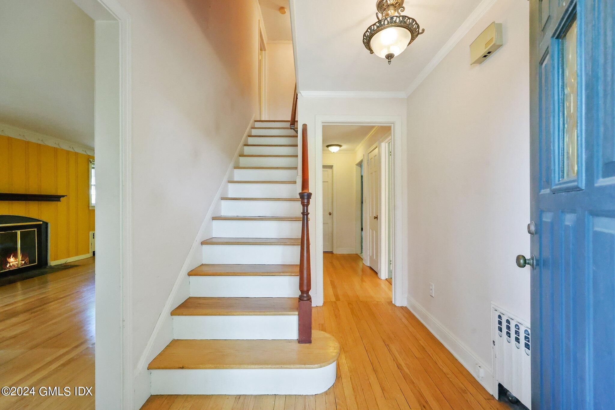 6 Center Road Old Greenwich, CT 06870 - Photo 5 of 47 a view of entryway and hall with wooden floor