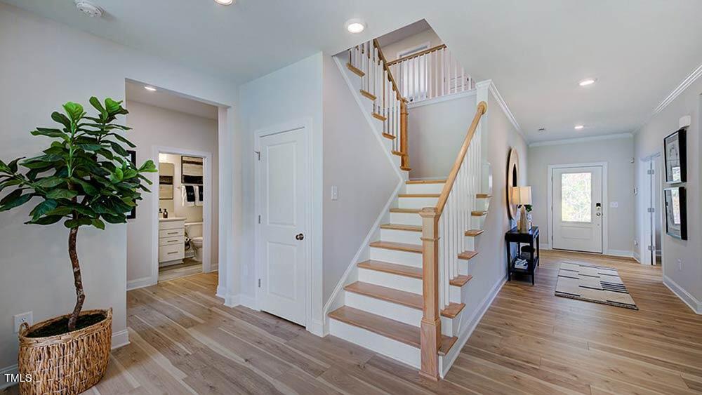 1133 Sun Spgs Road Wake Forest, NC 27587 - Photo 6 of 31 sheridan_03-2nd-floor-stairs