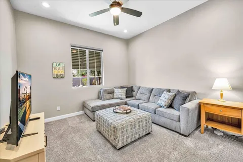 a bathroom with a double vanity sink mirror and double