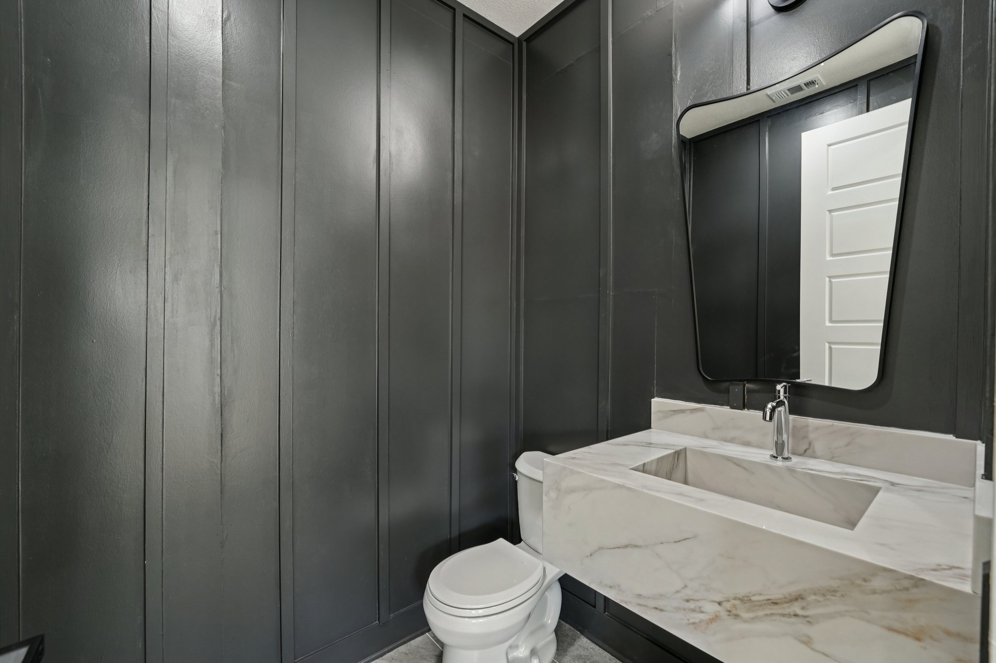 2811 Zach Scott Street Austin, TX 78723 - Photo 18 of 37 Bathroom with vanity and toilet