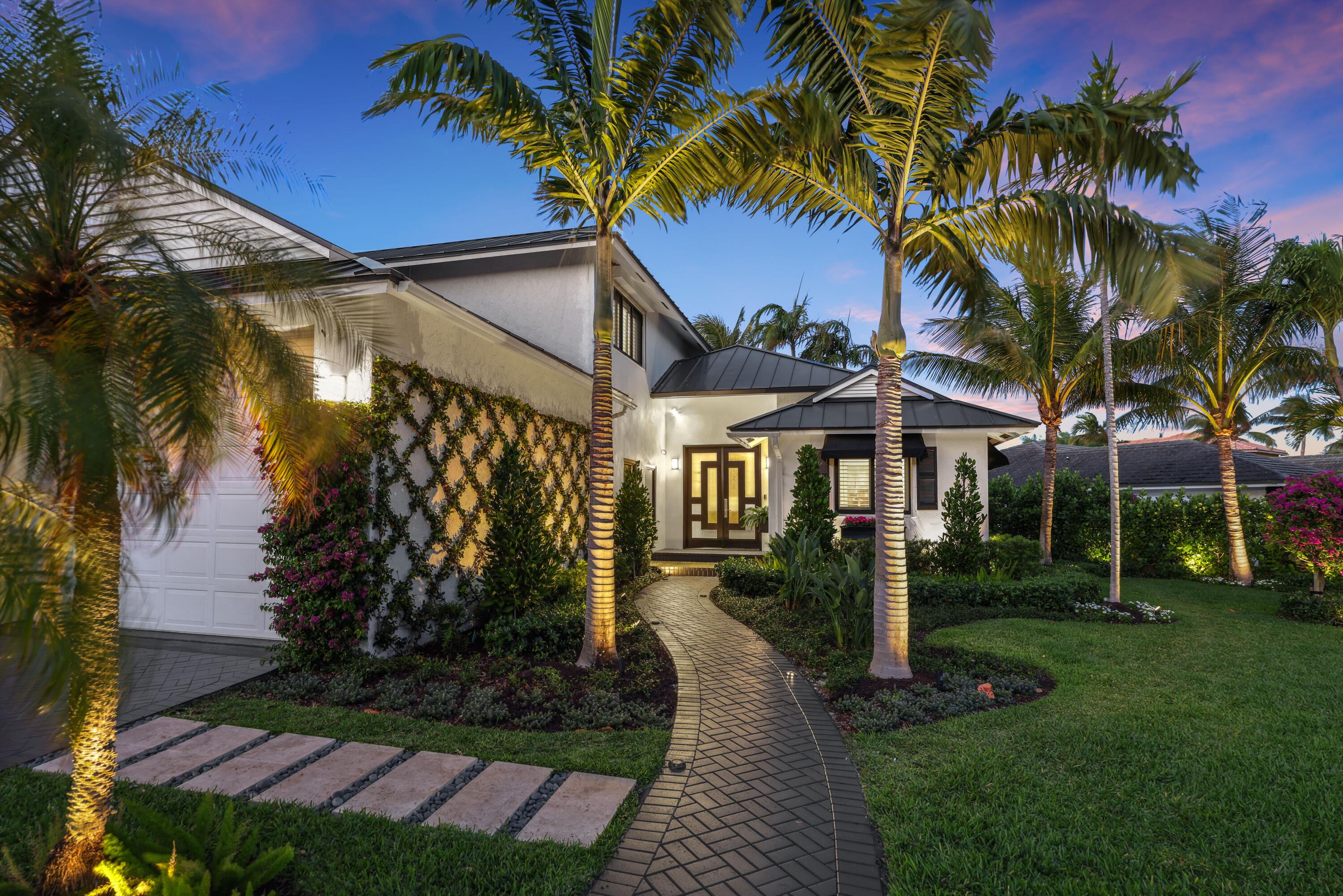 125 Marlin Drive Ocean Ridge, FL 33435 - Photo 93 of 121 Front Yard Twilight