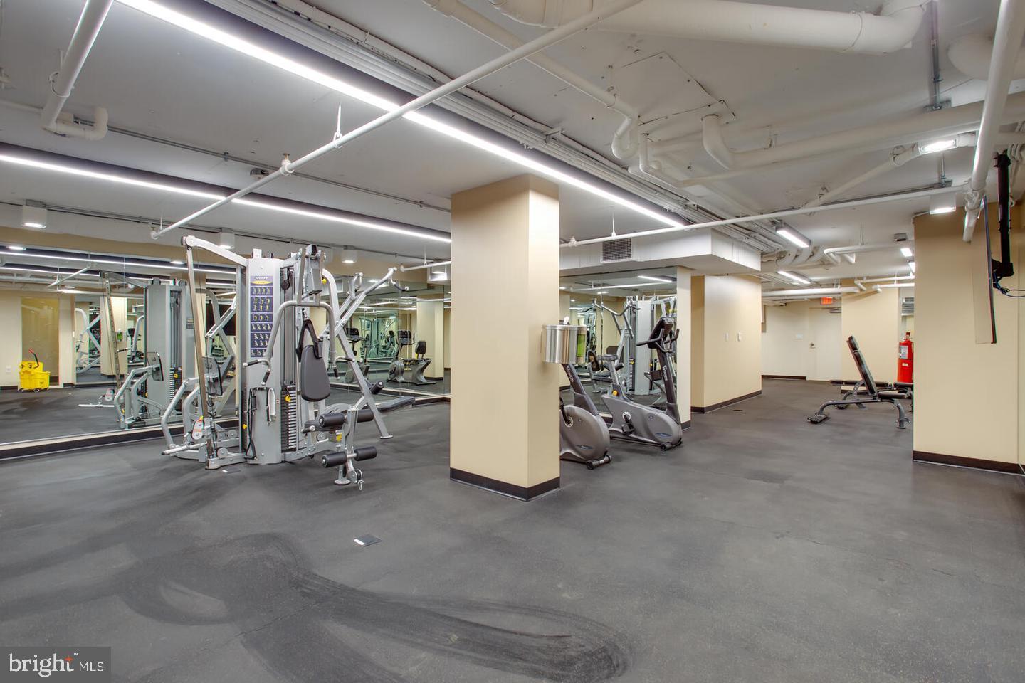 1808 Old Meadow Road, Unit 507 McLean, VA 22102 - Photo 23 of 24 a view of a room with gym equipment
