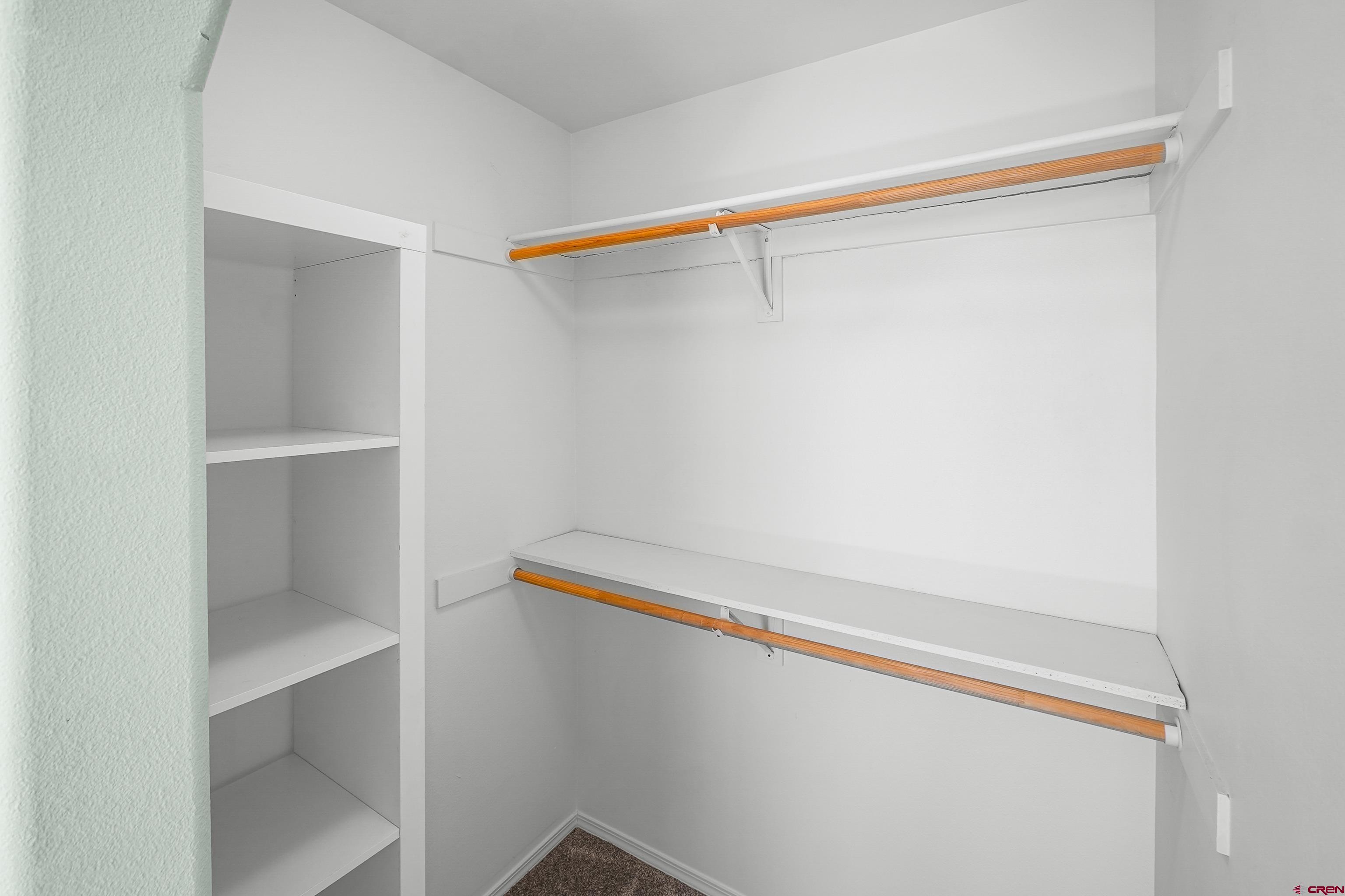 1100 Goeglein Gulch Road, Unit 163 Durango, CO 81301 - Photo 19 of 23 a close up view of racks on the wall