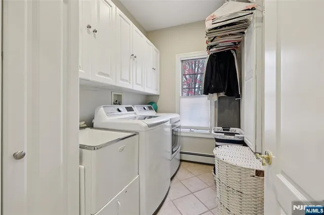 a room with a storage and utility