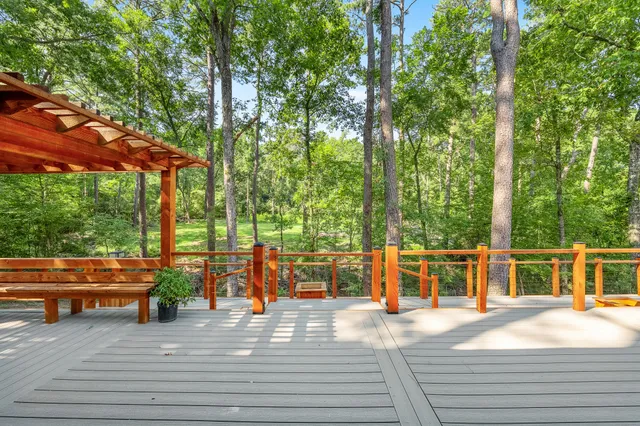 a view of outdoor space with seating