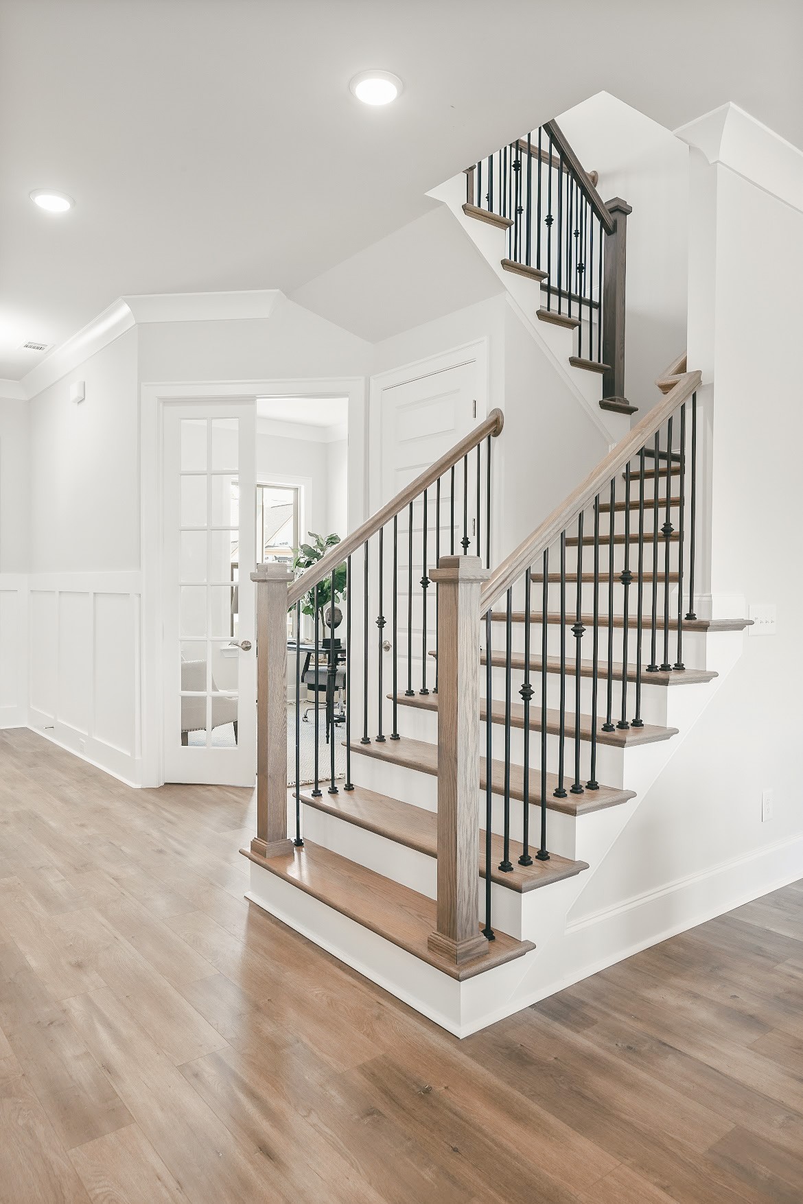 3238 Chase Point Drive Franklin, TN 37067 - Photo 13 of 29 a view of staircase with lots of frames and white walls