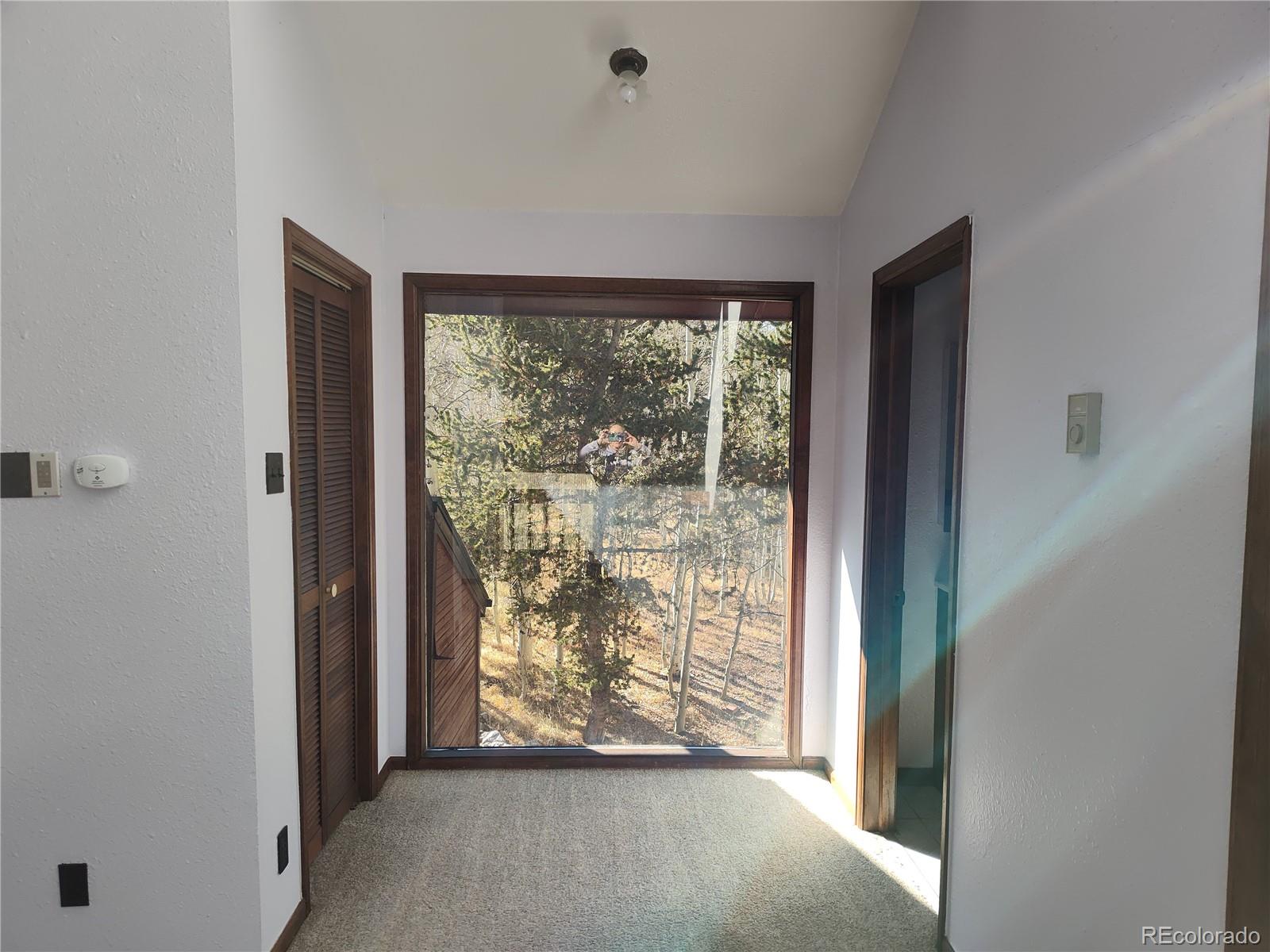 2584 High Creek Road Fairplay, CO 80440 - Photo 14 of 26 a view of an empty room with wooden floor and a window