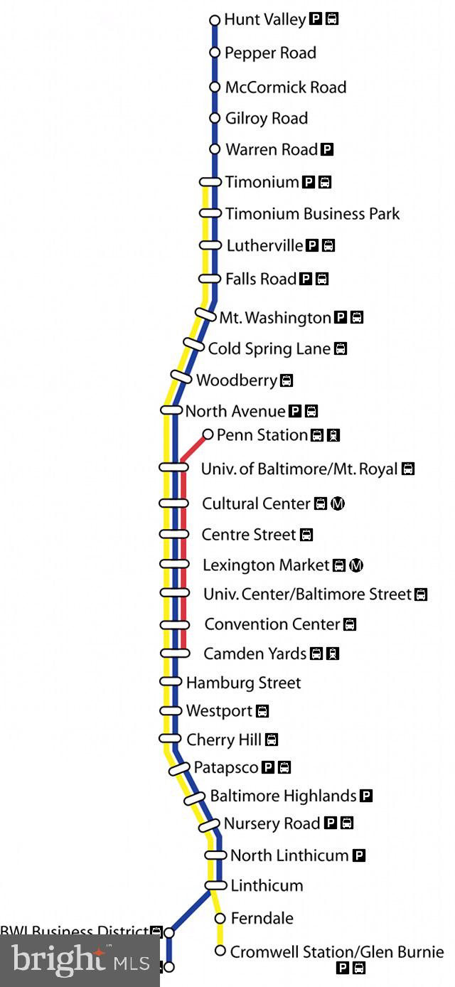 1504 Mill Race Road Baltimore, MD 21211 - Photo 77 of 78 Baltimore Light Rail Map