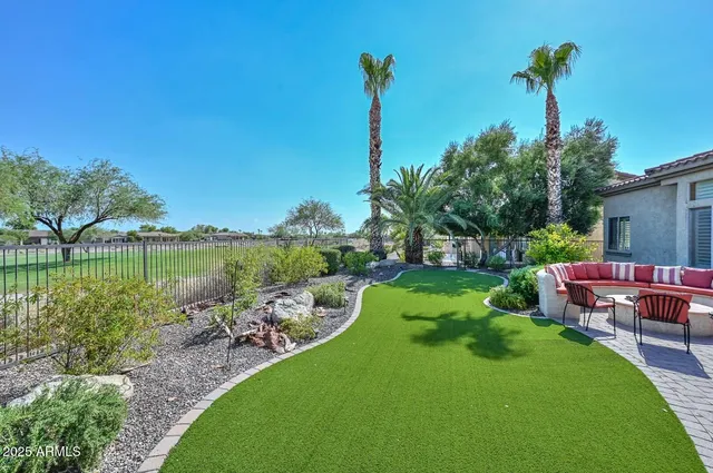 a view of outdoor space with seating area