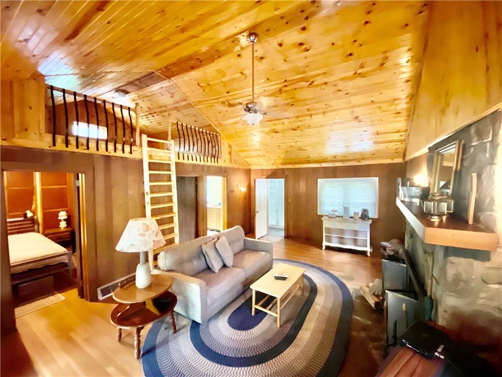 147 Laurel Drive Markleton, PA 15551 - Photo 11 of 23 a balcony with furniture and a potted plant