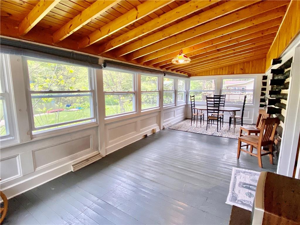 147 Laurel Drive Markleton, PA 15551 - Photo 14 of 23 a room with wooden floors and large windows