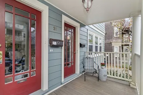 a view of front door