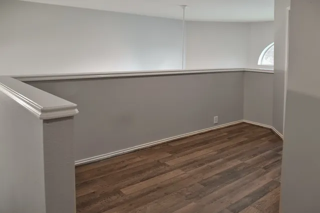 a view of small space with closet