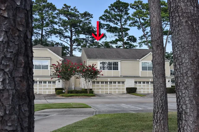 a view of street along with trees