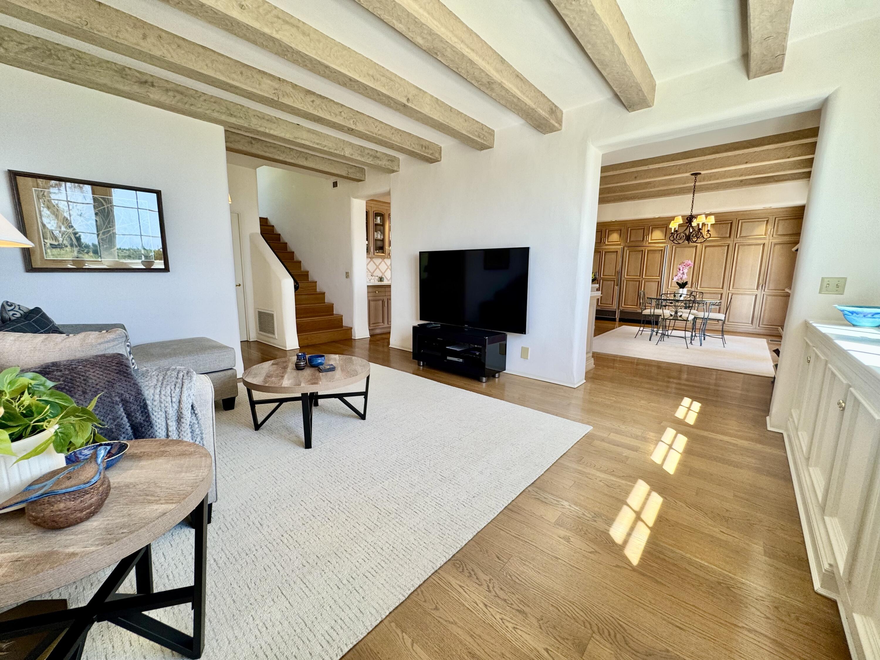 2240 Ortega Ranch Road Summerland, CA 93067 - Photo 55 of 93 a living room with furniture and a flat screen tv