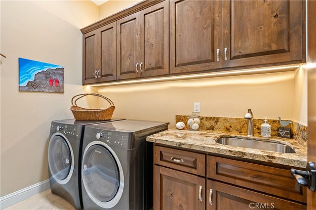 a garden view with a seating space