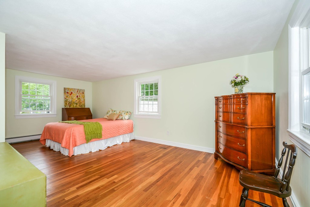 8 Balsam Road Reading, MA 01867 - Photo 15 of 30 a bedroom with a bed and wooden floor