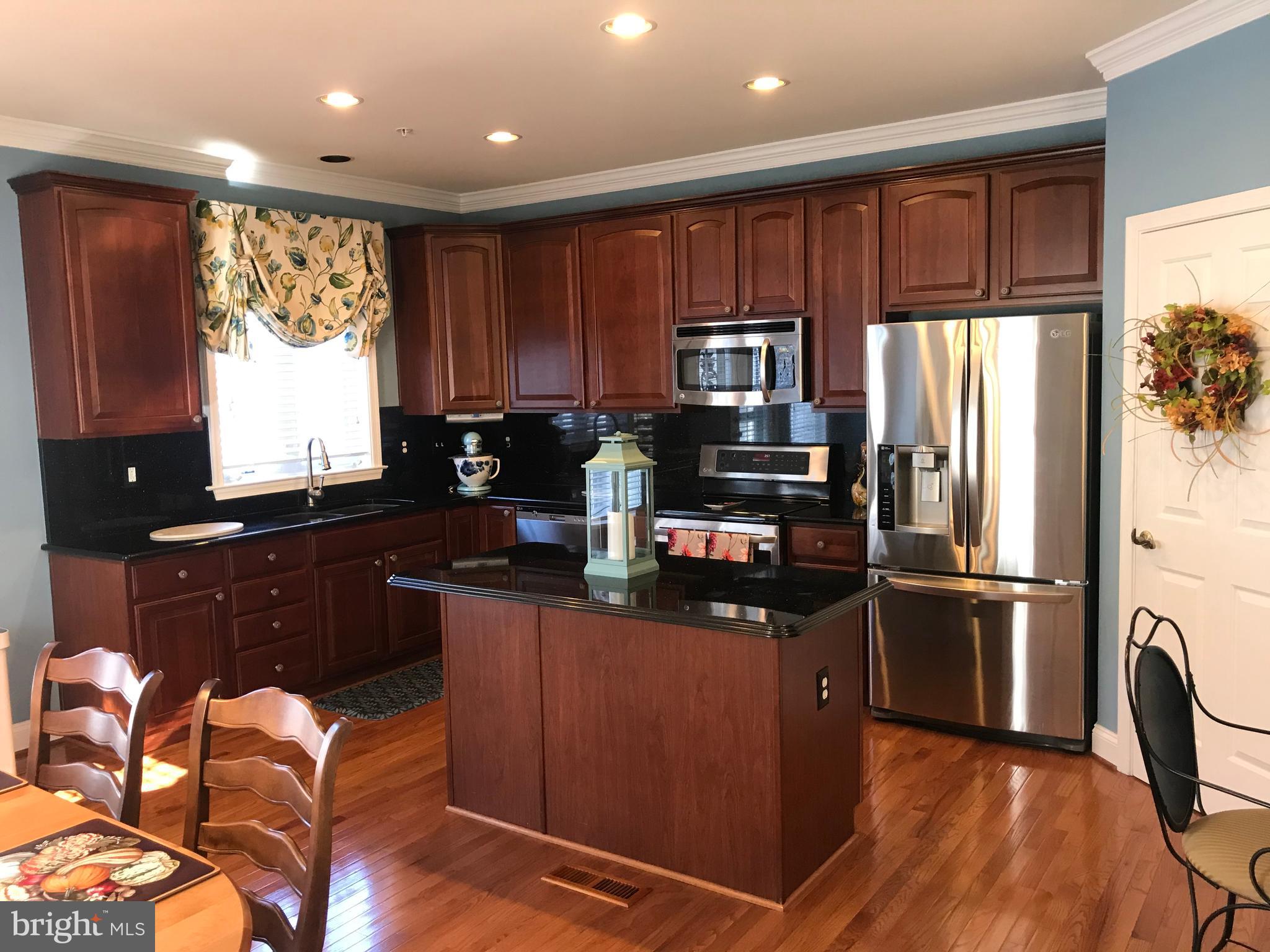 5101 Key View Way Perry Hall, MD 21128 - Photo 10 of 68 High End Granite Kitchen with Cherry Cabinetry