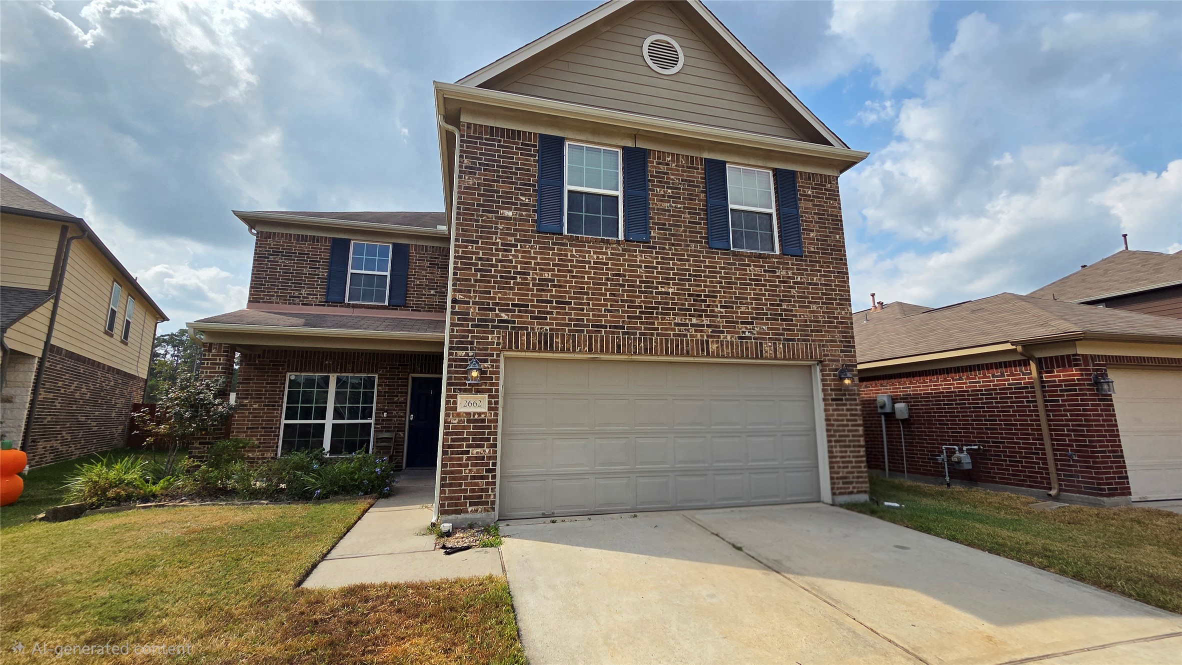 2662 Magnolia Fair Way Spring, TX 77386 - Photo 14 of 16 a front view of a house with garden
