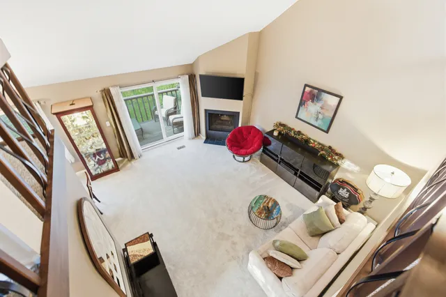 a view of a entryway door of the room