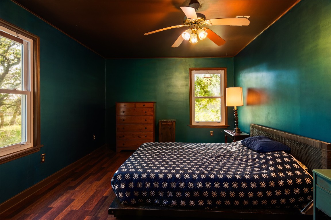 435 Spangenberg Road Blanco, TX 78606 - Photo 19 of 40 a bedroom with a bed and window