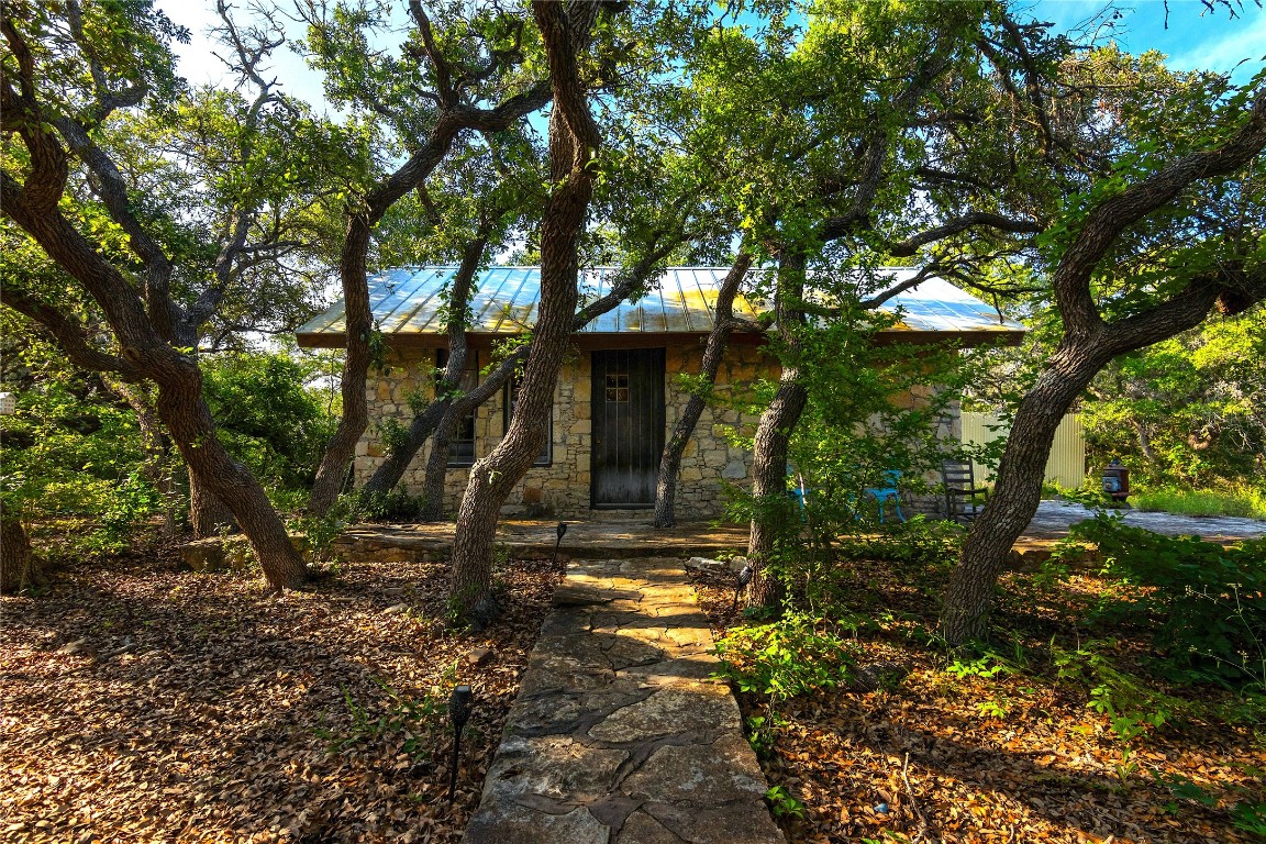 435 Spangenberg Road Blanco, TX 78606 - Photo 28 of 40 a view of house with backyard