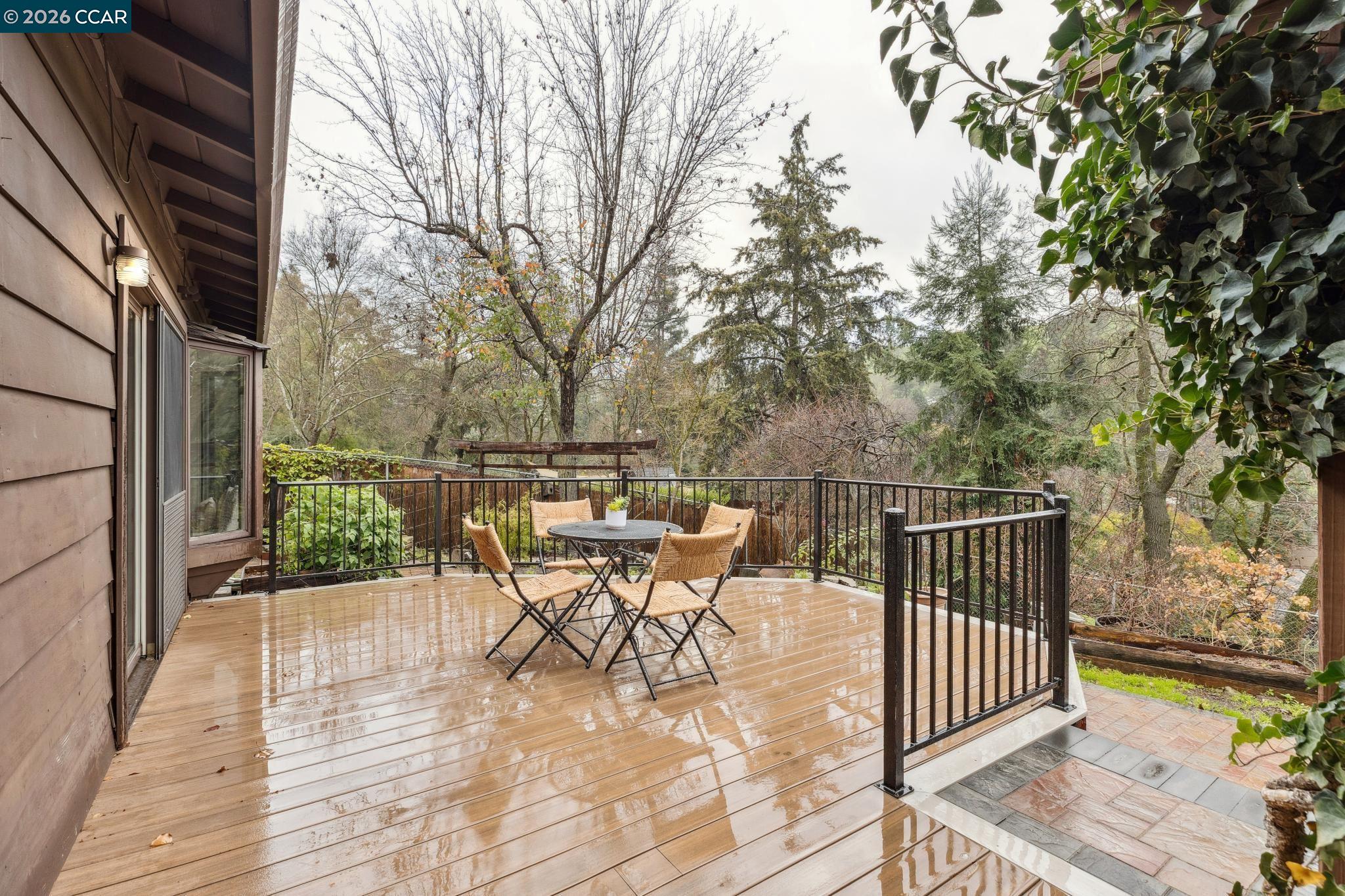 411 La Vista Road Walnut Creek, CA 94598 - Photo 38 of 57 a view of a patio with a yard