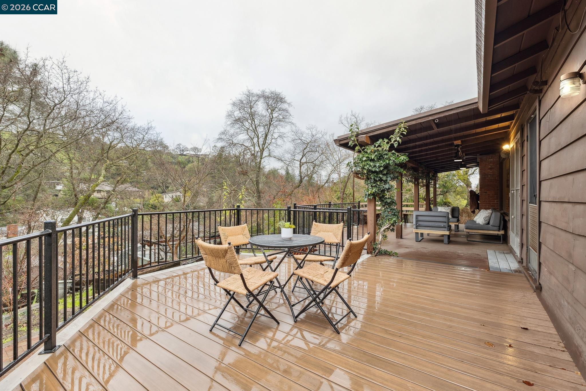 411 La Vista Road Walnut Creek, CA 94598 - Photo 39 of 57 a view of a terrace with seating area