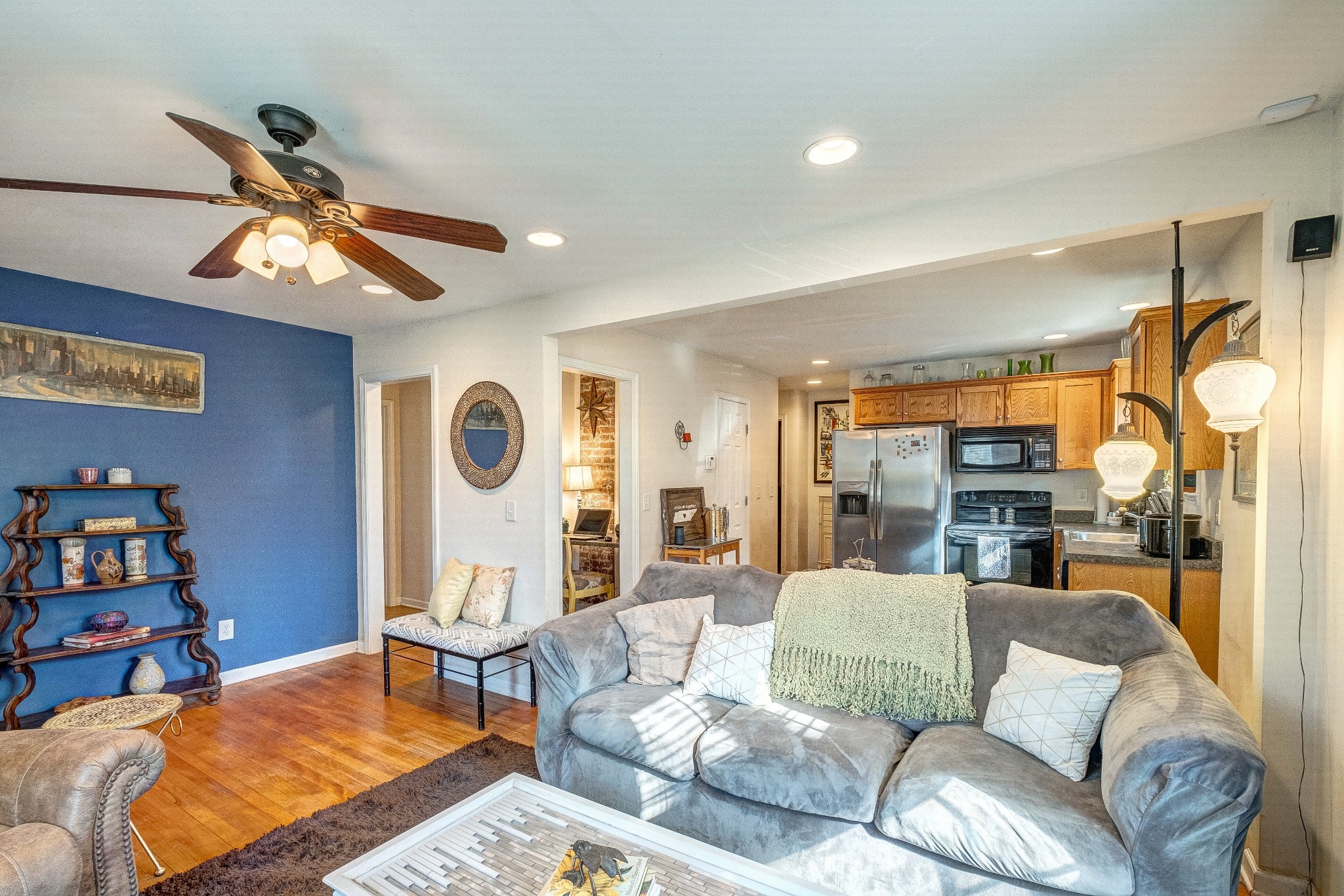 725 Neelys Bend Road Madison, TN 37115 - Photo 5 of 13 a living room with furniture and a wooden floor