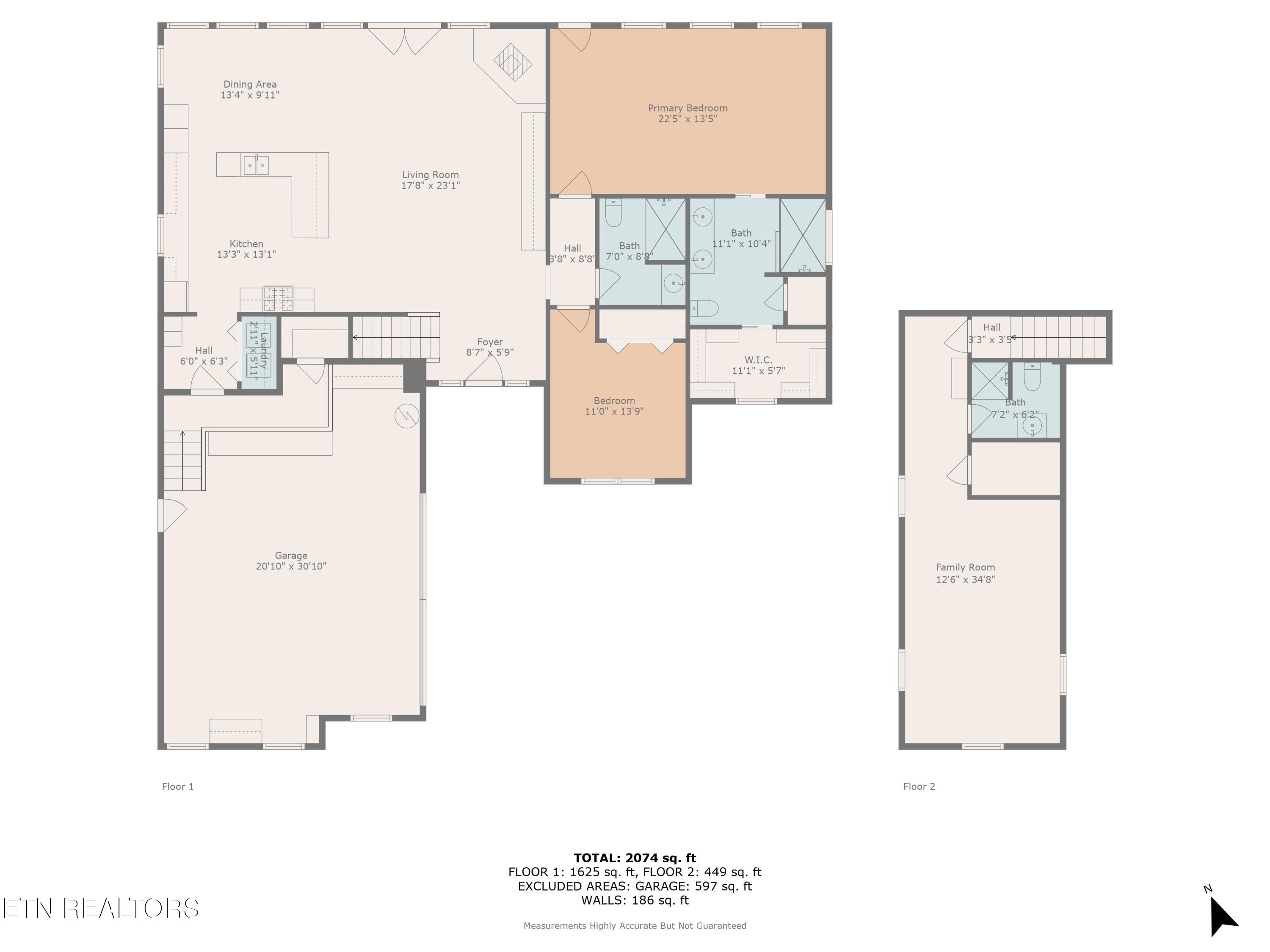 1115 Sunset Ridge Drive Crossville, TN 38571 - Photo 50 of 52 Floor Plan