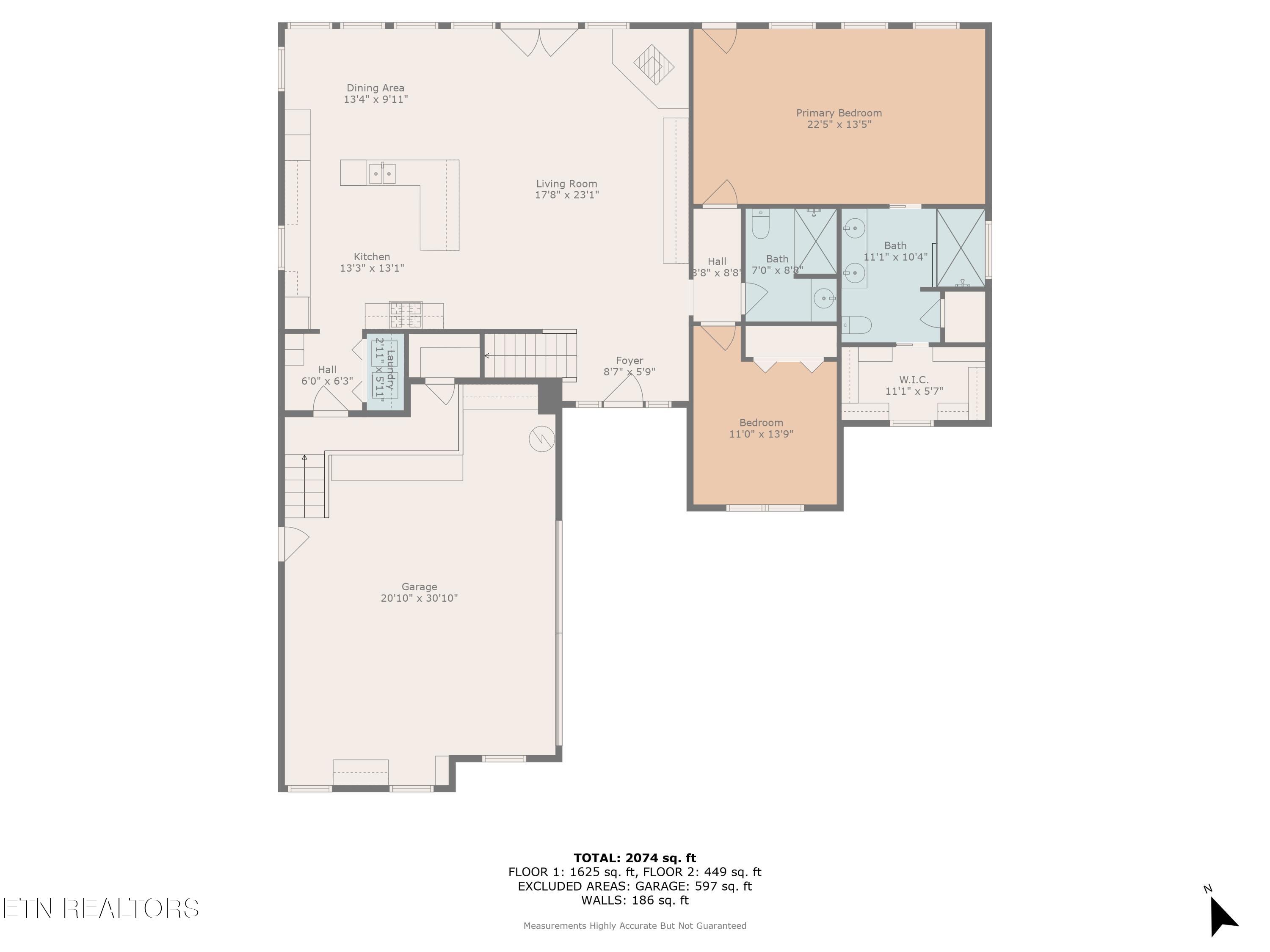 1115 Sunset Ridge Drive Crossville, TN 38571 - Photo 51 of 52 Floor Plan