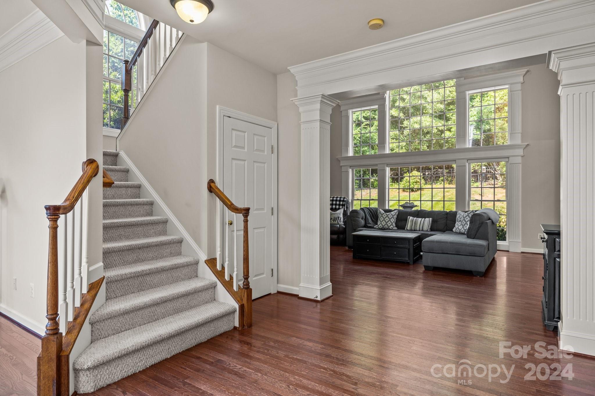 309 Chancelot Lane Fort Mill, SC 29708 - Photo 10 of 43 a living room with furniture and a large window
